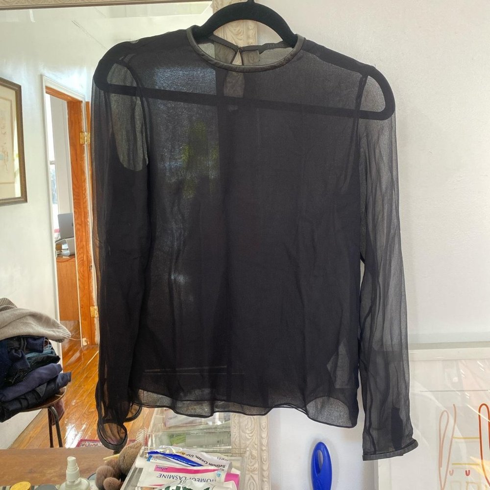 The Row Sheer Top